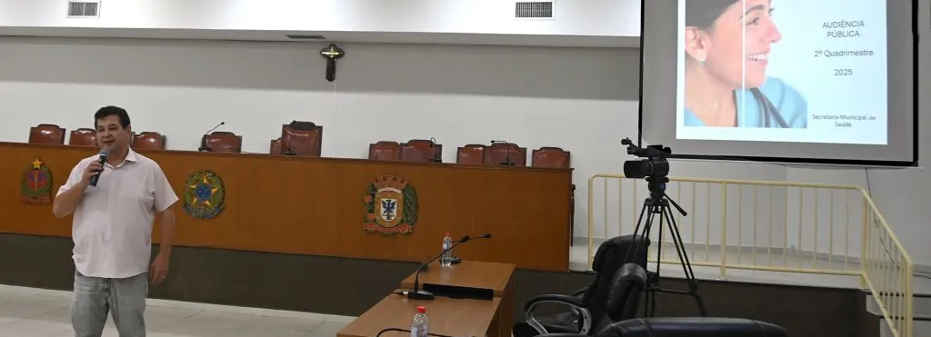 Saúde de Olímpia presta contas do 3º quadrimestre em audiência pública