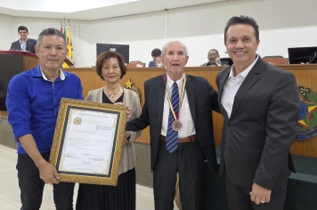Câmara reconhece trajetória de Sargento Correia na política, advocacia e cultura