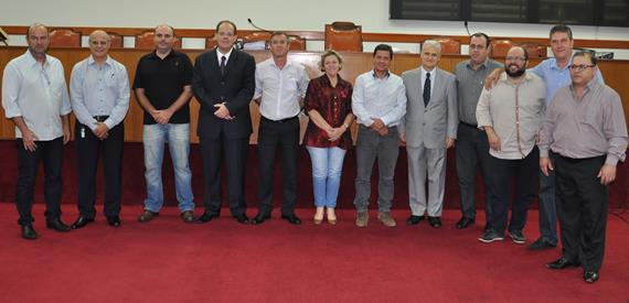 Equipe da CPFL atende vereadores e atesta compromisso da Câmara com o povo de Olímpia