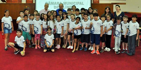 A Câmara de Olímpia recebe alunos da Eduvale com a presença do prefeito eleito Fernando Cunha