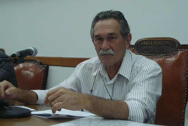 Primo Gerolin apresenta novamente solicitação para afastamento por mais 30 dias