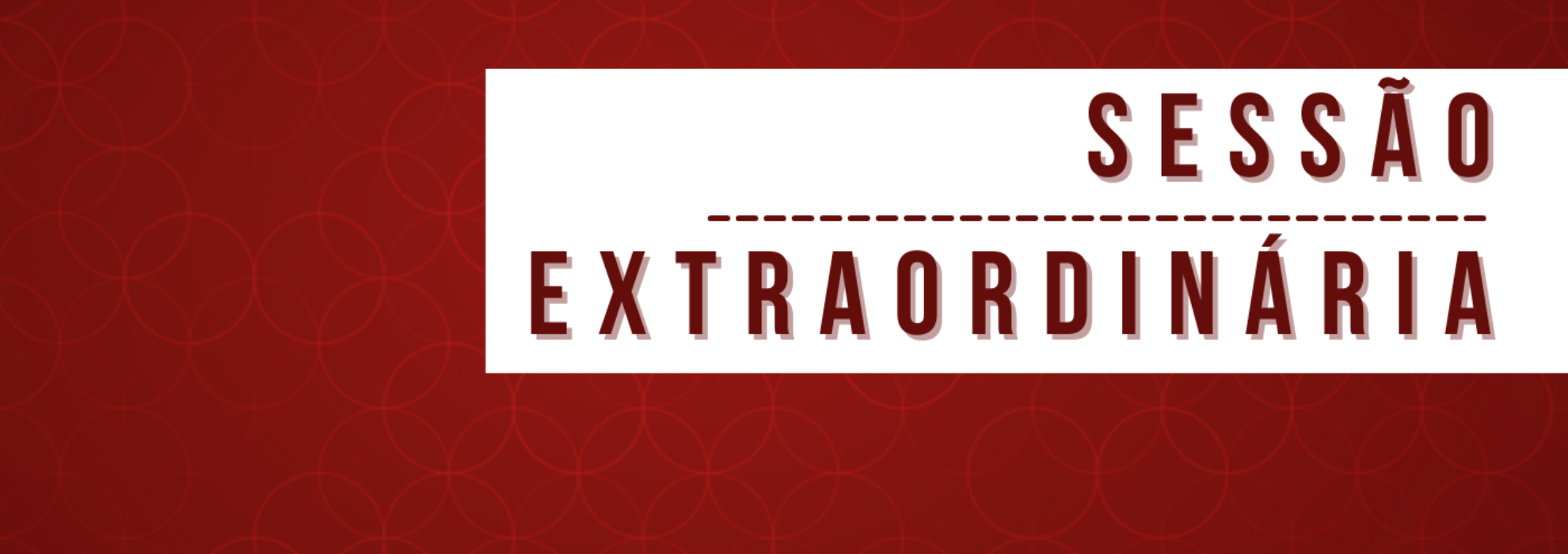 Câmara convoca sessão extraordinária para próxima quarta-feira