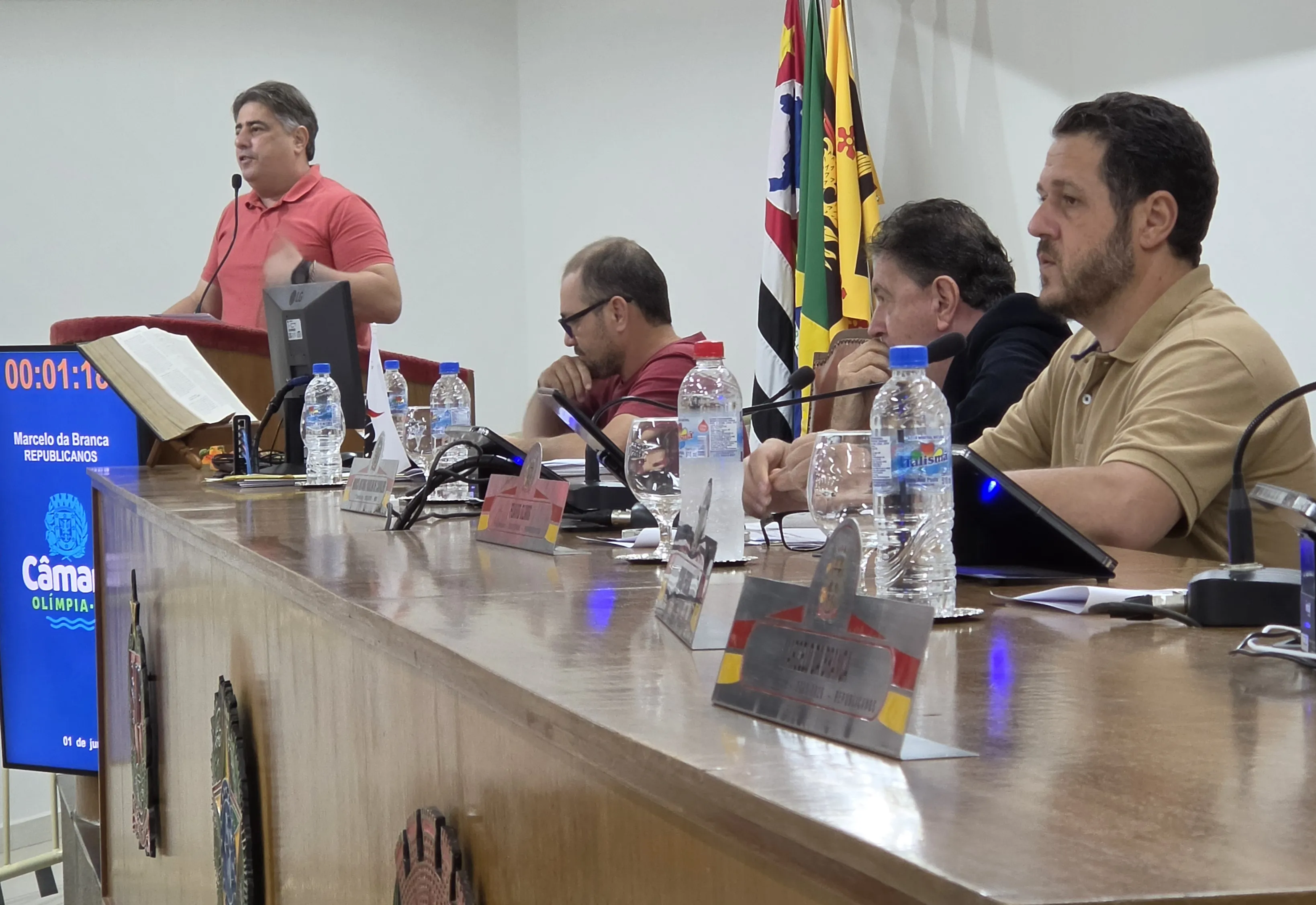 Atendimento veterinário, trânsito e Sabesp dominam debates na Câmara de Olímpia