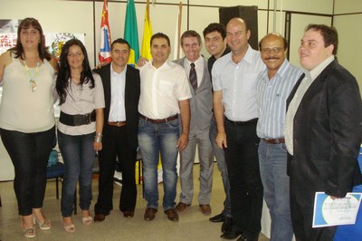 Vereadores presentes na posse dos novos Conselheiros Tutelares