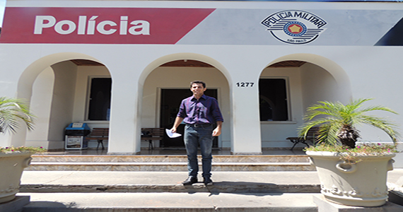 Vereador Marco Santos visita a 2ª Cia da PM para discutir a criação da GCM