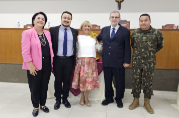 Tina Riscali recebe Título de Cidadã Honorária de Olímpia em sessão solene