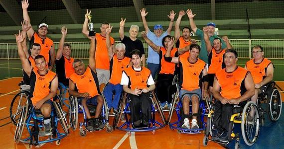 Olímpia vence jogo de basquete, no final da semana do Deficiente com presença de Salata